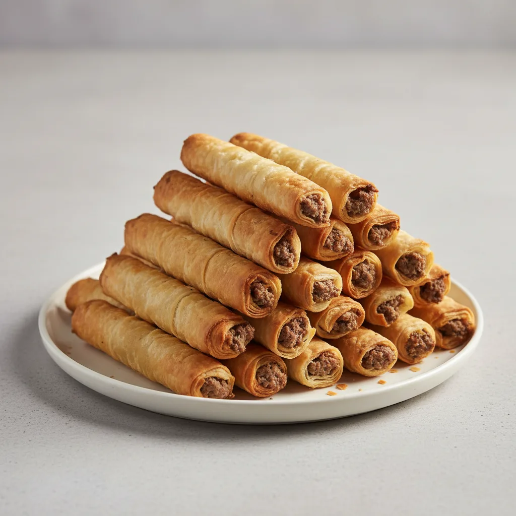 Spiced Lamb Filo Cigars (large) Spiced Lamb Filo Cigars (large)