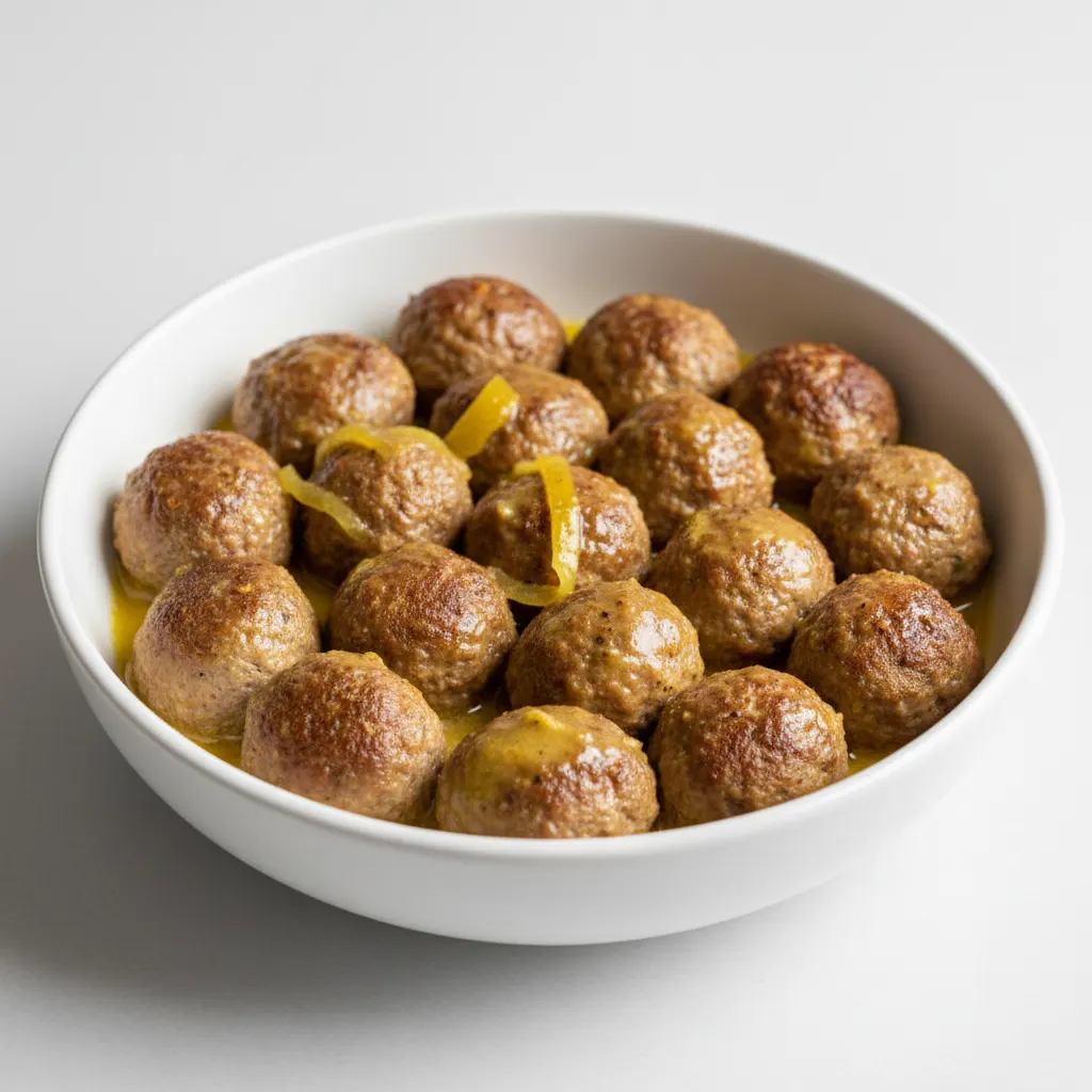 Lamb Meatballs With Lemon Sauce (small) Lamb Meatballs With Lemon Sauce (small)