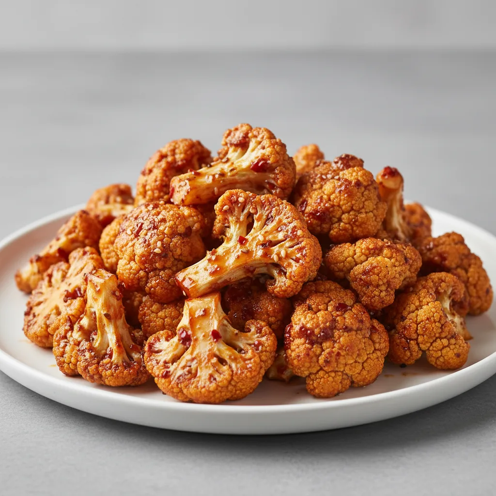 Cauliflower Wings — Harissa-honey (half) Cauliflower Wings — Harissa-honey (half)