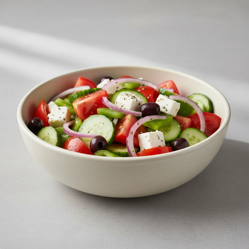 Speciality Salad — Greek, Veggies, Feta, Kalamatas (small) Speciality Salad — Greek, Veggies, Feta, Kalamatas (small)