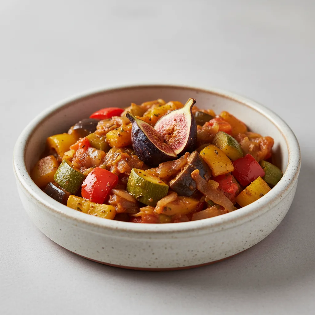 Moroccan Ratatouille with fig (small) Moroccan Ratatouille with fig (small)