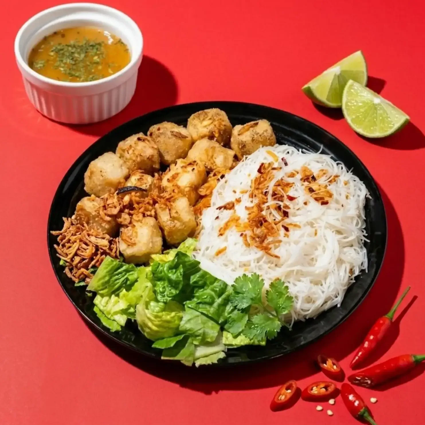 Bangkok Pepper Tofu Noodles