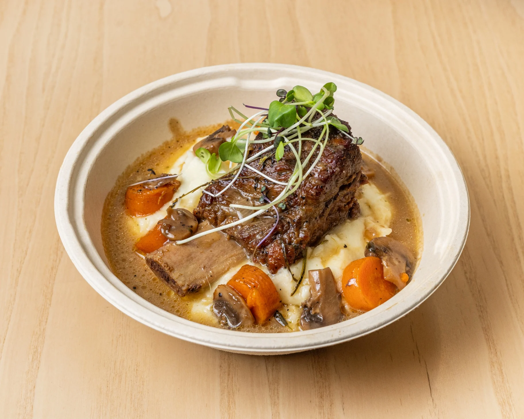 Short Rib Bowl - Mashed Potatoes