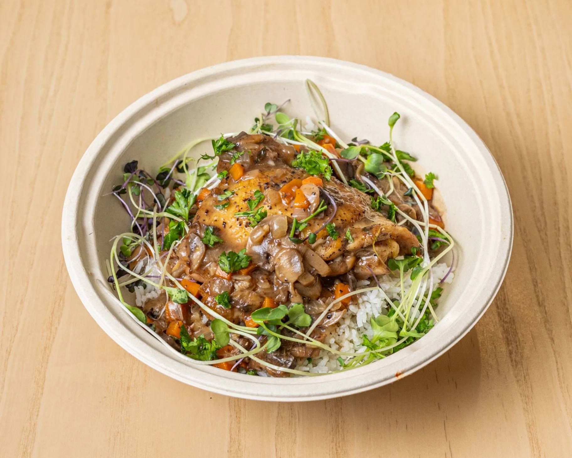 Red Ember Chicken Bowl - Rice