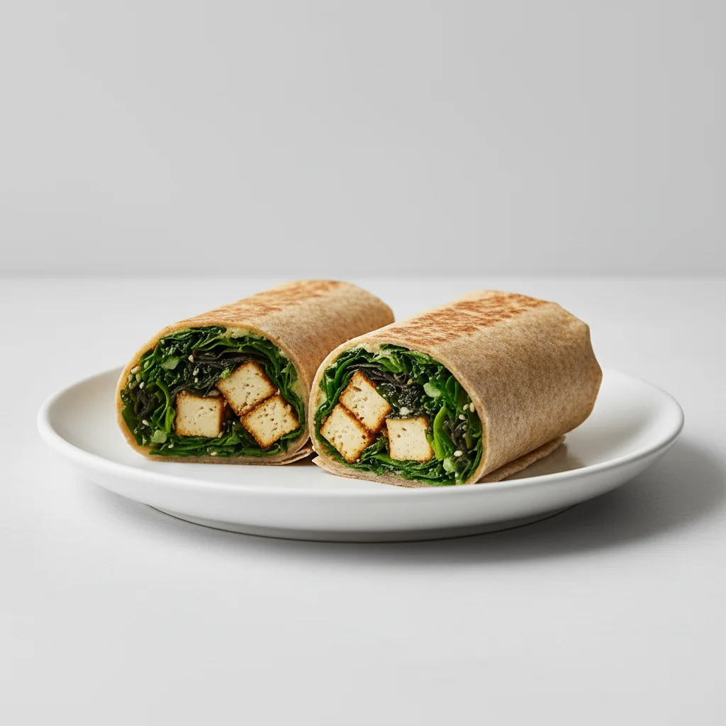 Tokyo Supergreens with Organic Sesame Tofu Wrap