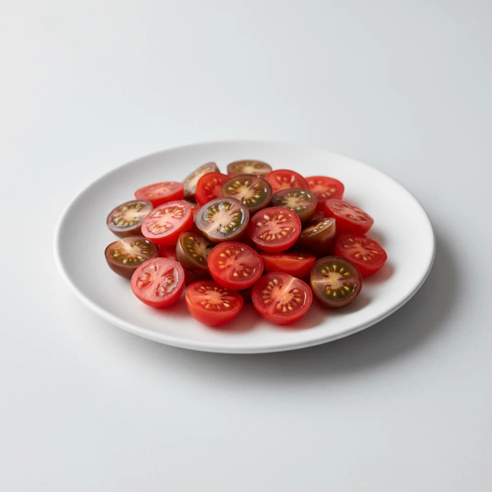 Sliced Grape Tomatoes