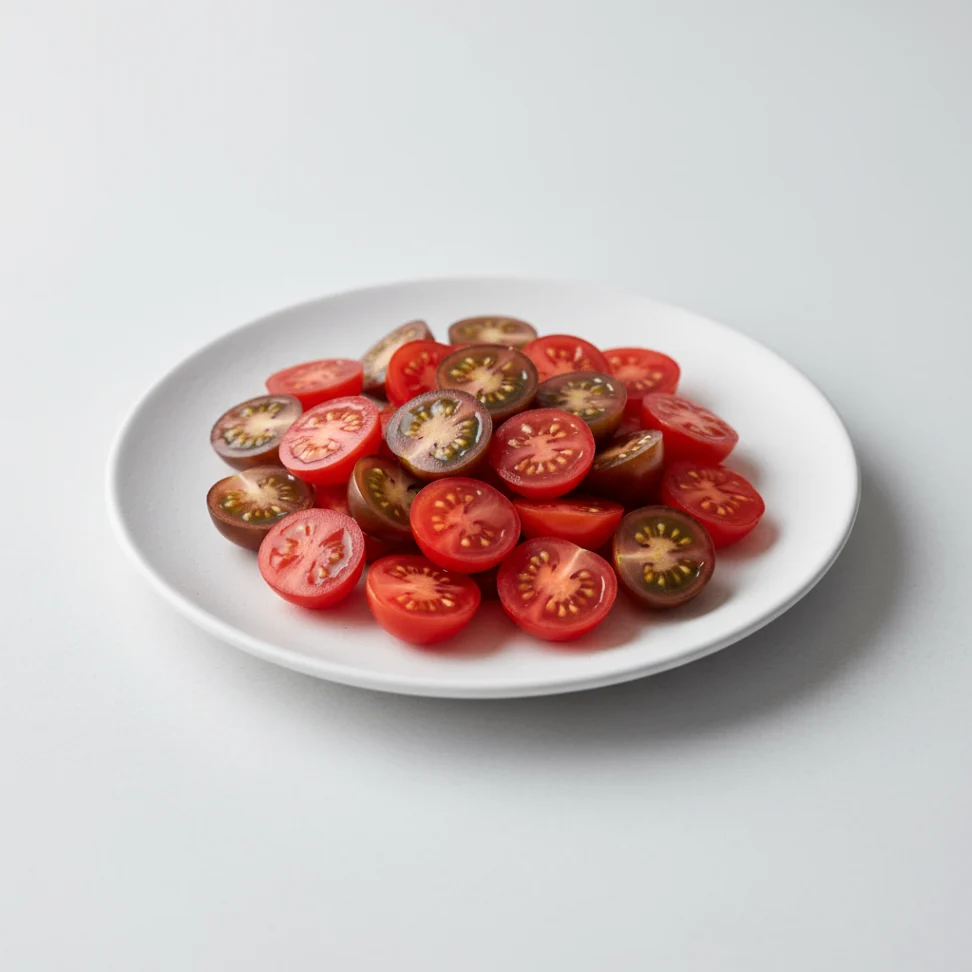 Sliced Grape Tomatoes