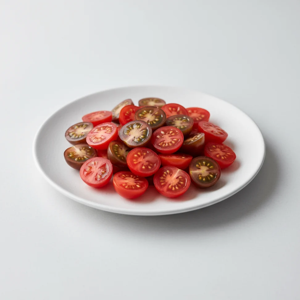 Sliced Grape Tomatoes
