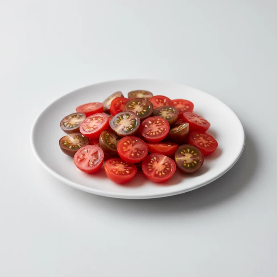Sliced Grape Tomatoes