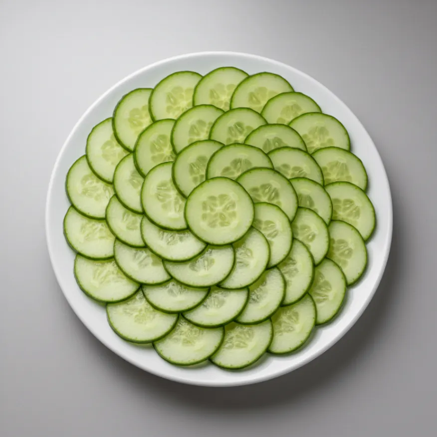 Sliced Cucumbers