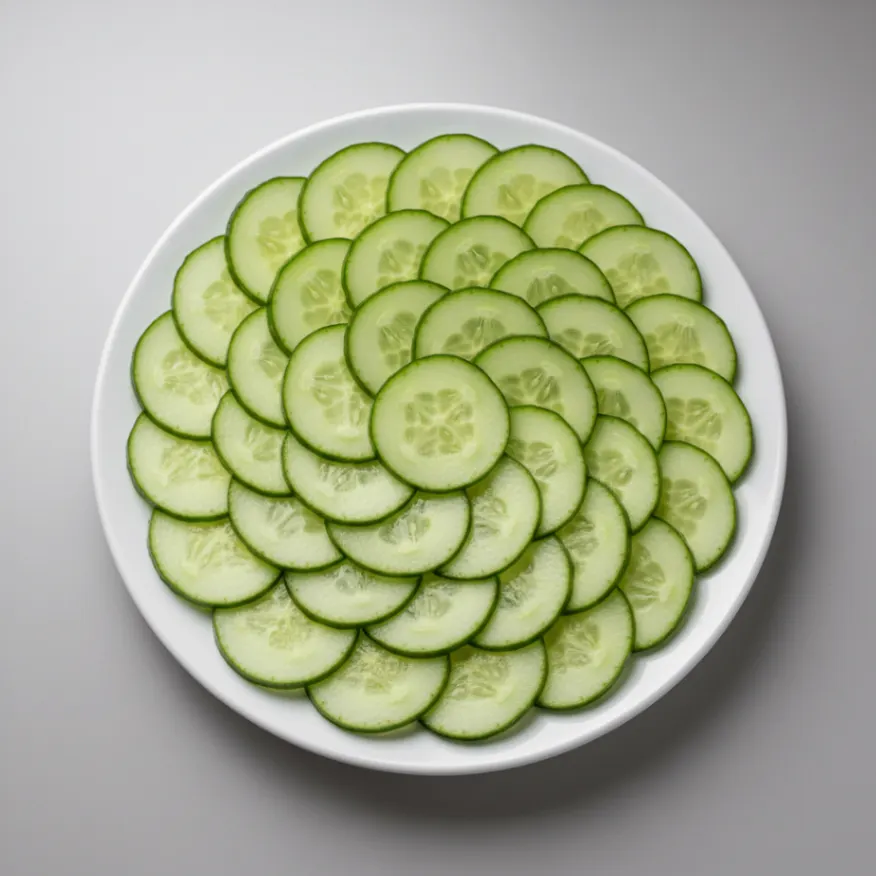 Sliced Cucumbers