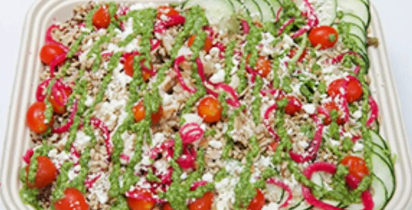 Power Pesto Chicken Bowl Tray