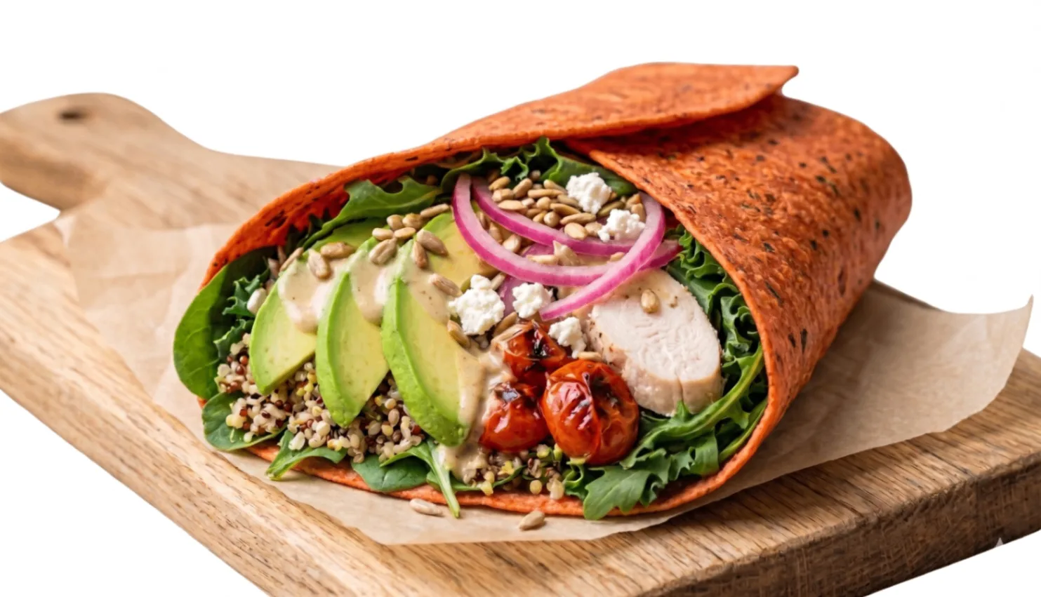 Avocado Chicken Wraps Tray