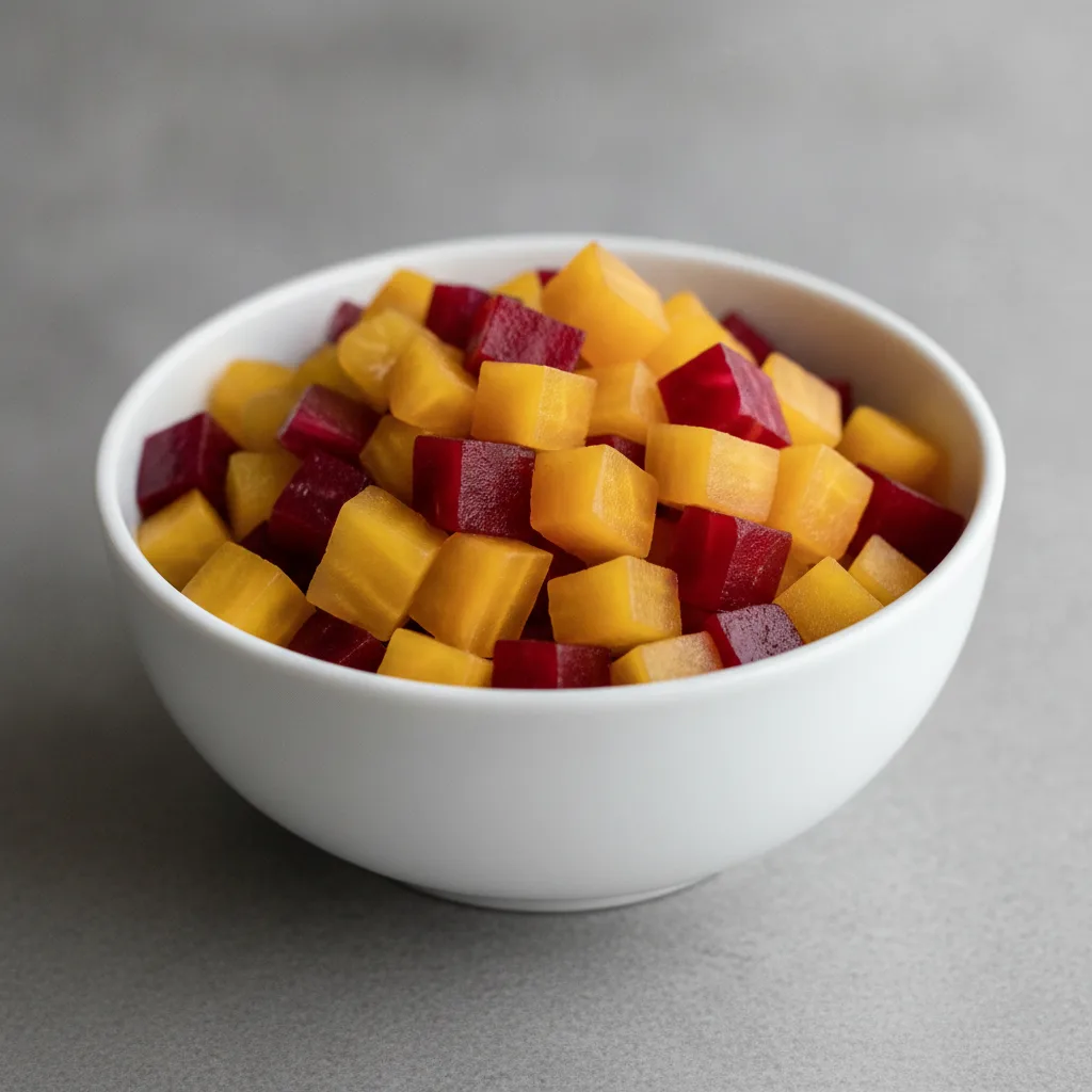 Gold & Red Beets, Diced Gold & Red Beets, Diced
