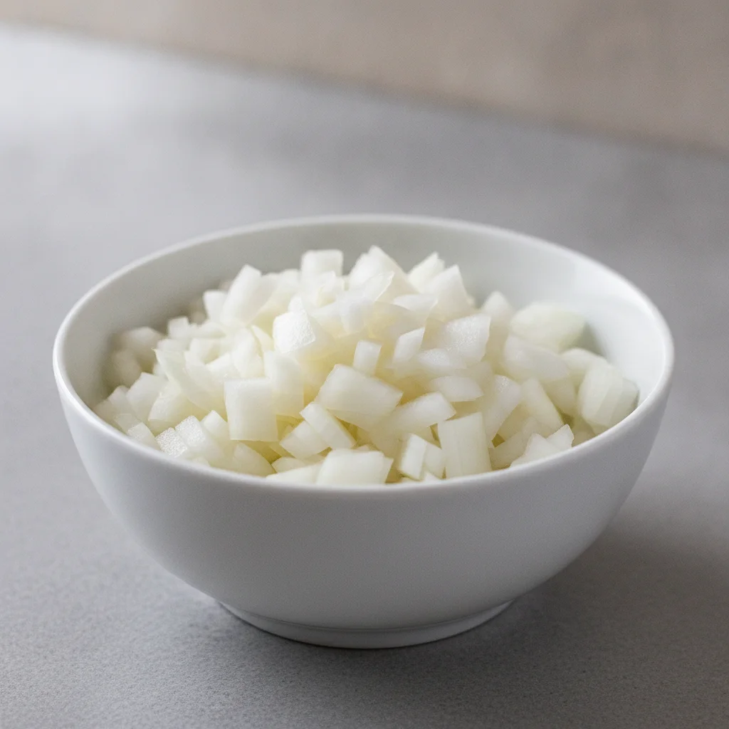Diced Onion, White Diced Onion, White