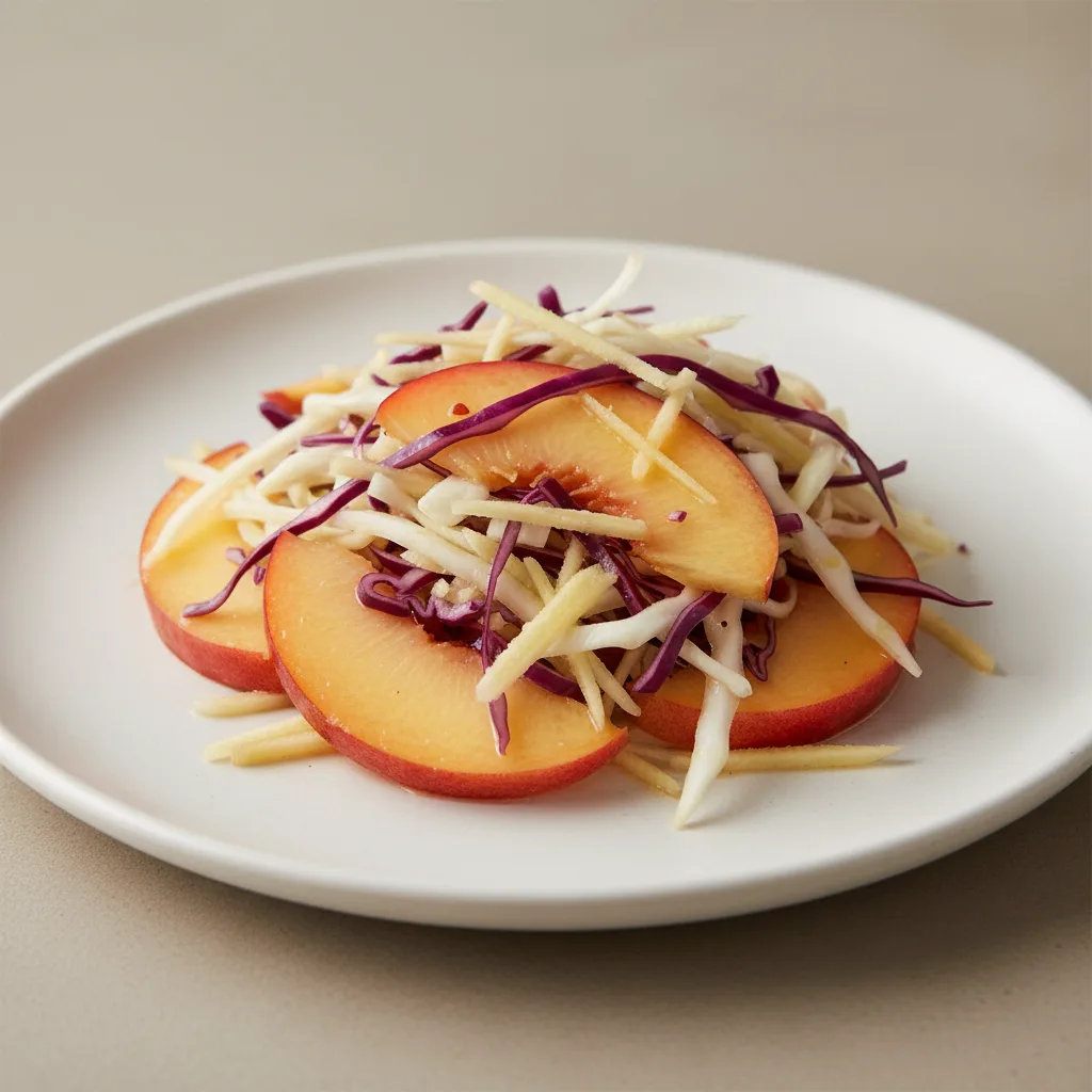 Peach Ginger Slaw Peach Ginger Slaw