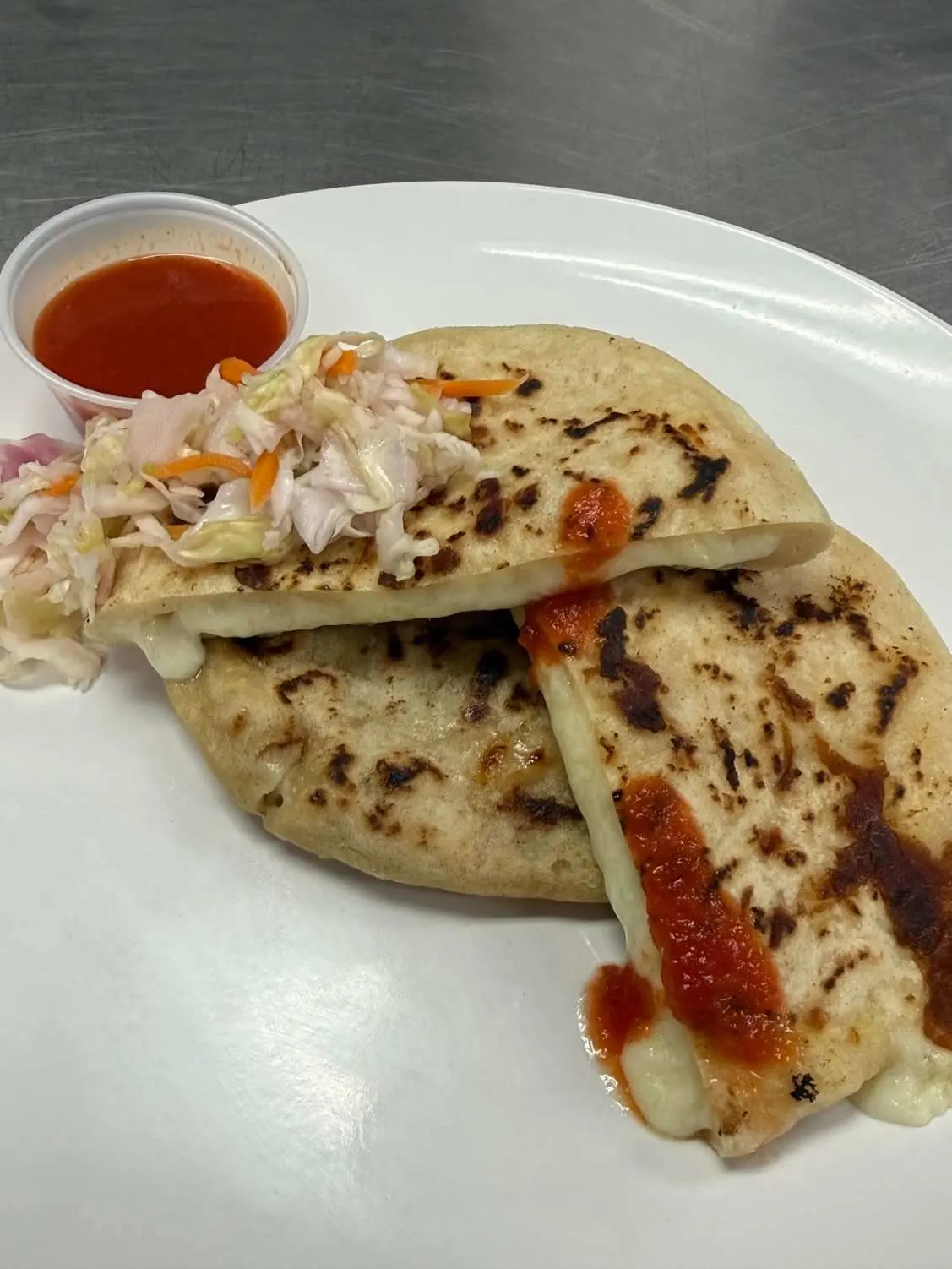 Zucchini and Mozzarella Pupusa Boxed Meal