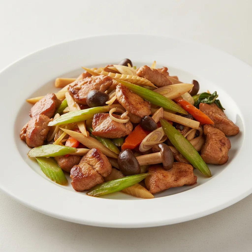 Stir-fried Chicken with Basil