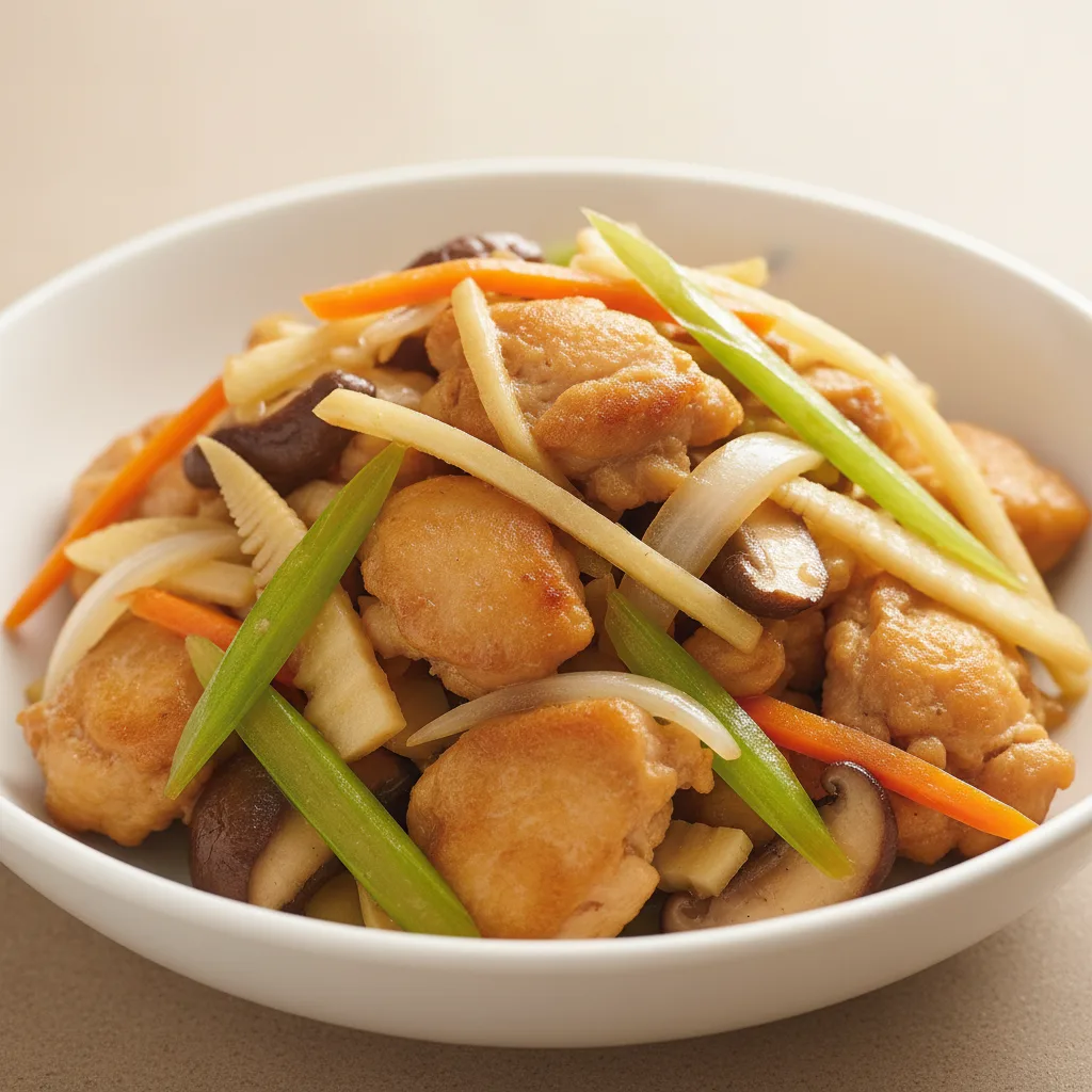 Stir-fried Ginger Chicken