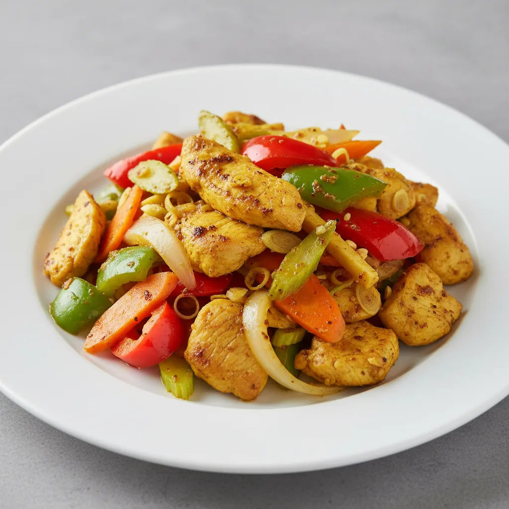 Cambodian Chicken Cha-Kreung