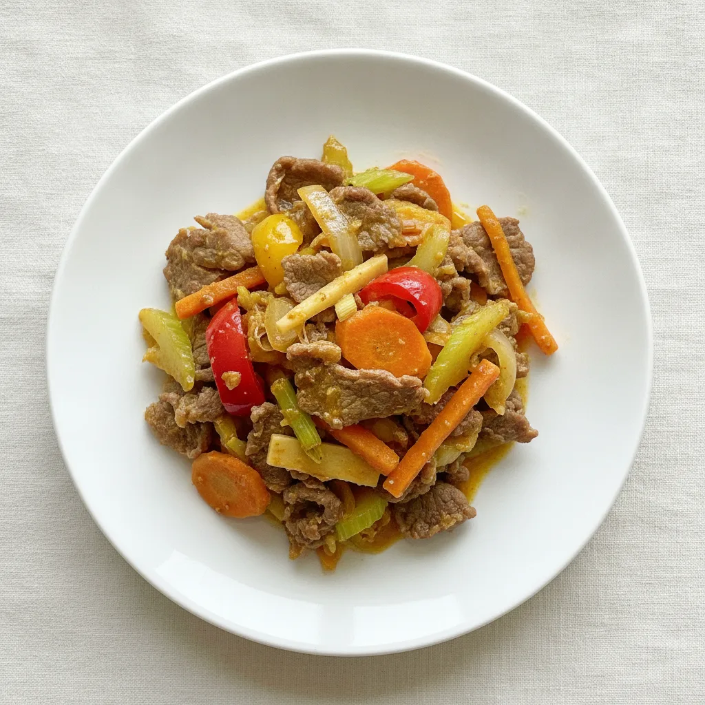Cambodian Beef Cha-Kreung