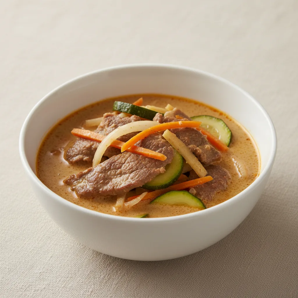 Thai Panang Curry with Beef