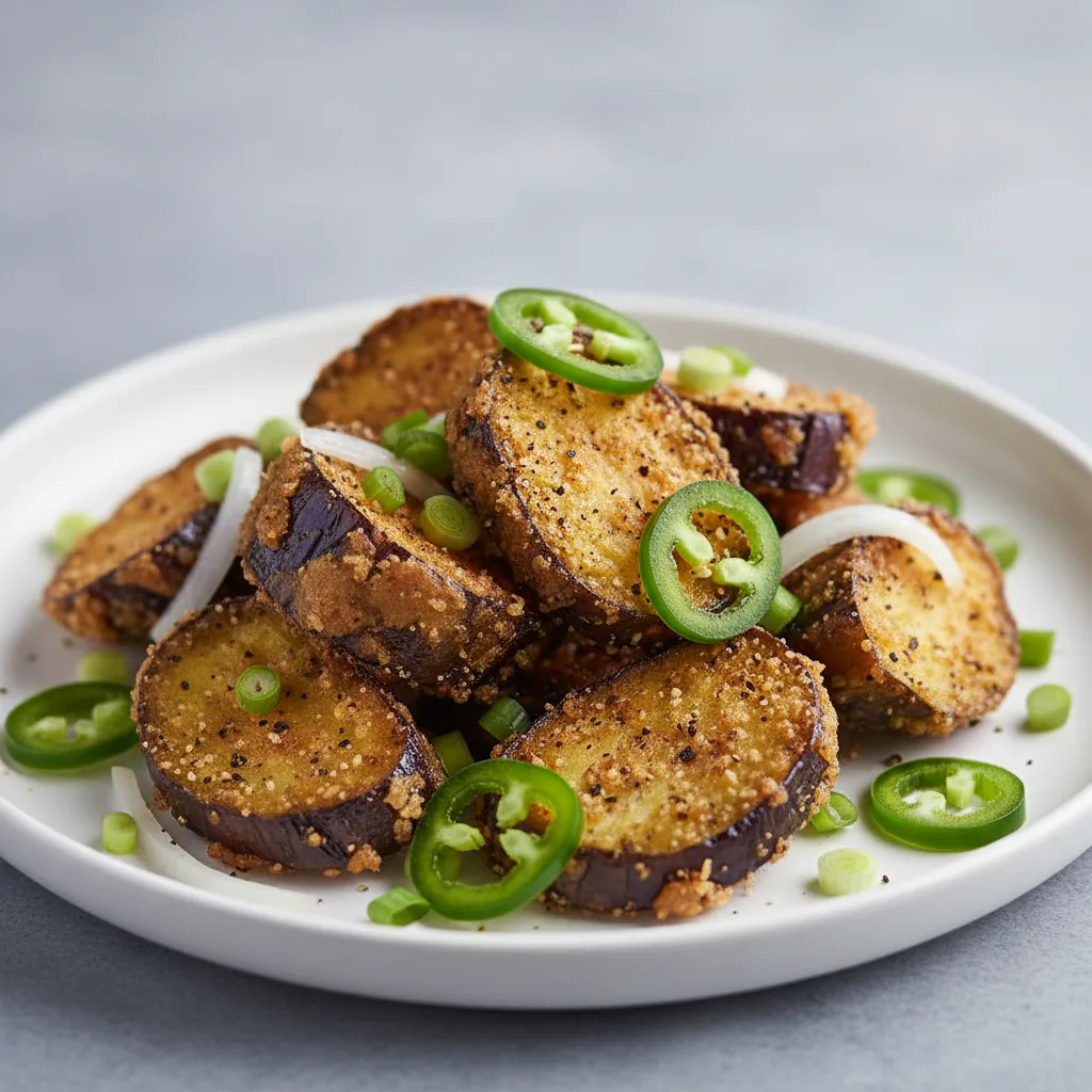 Salt and Pepper Eggplant