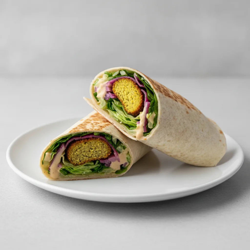 Vegan Falafel Wrap Vegan Falafel Wrap