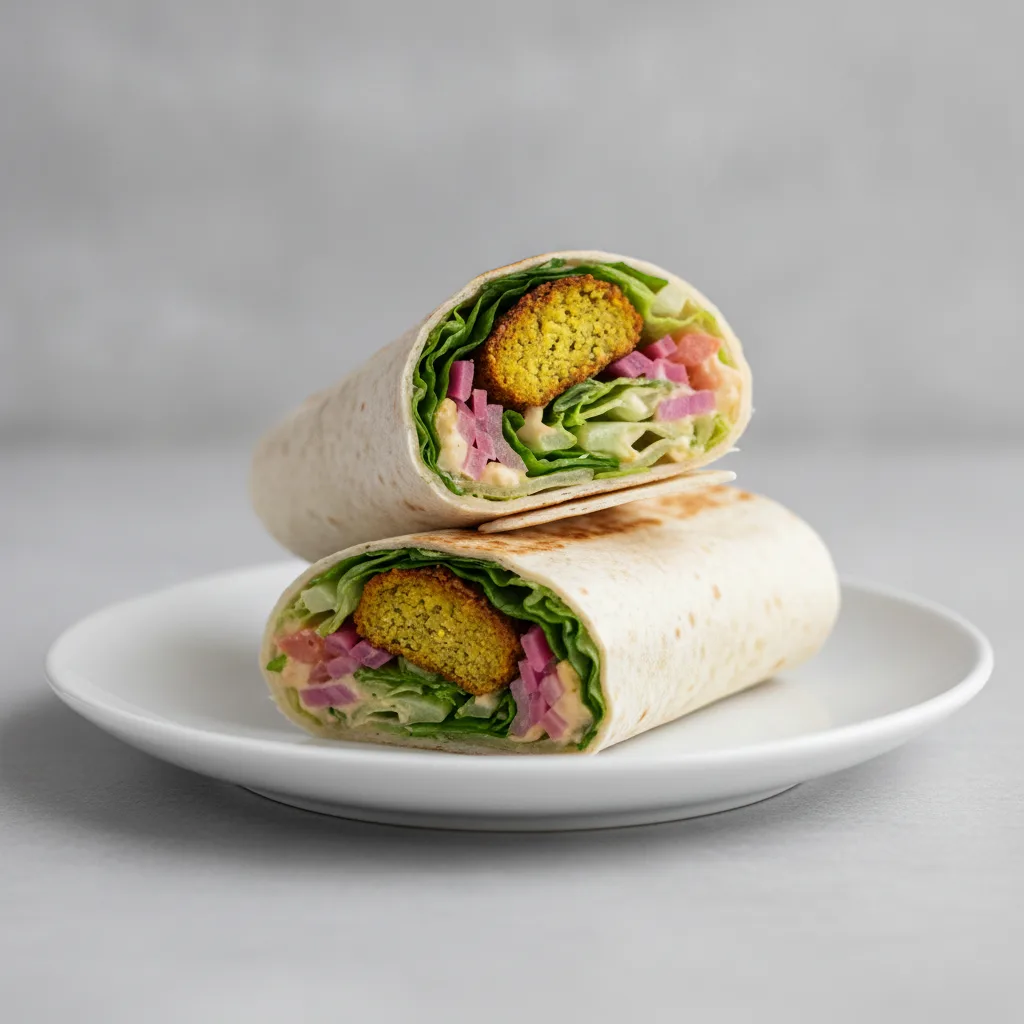 Vegan Falafel Wrap Vegan Falafel Wrap