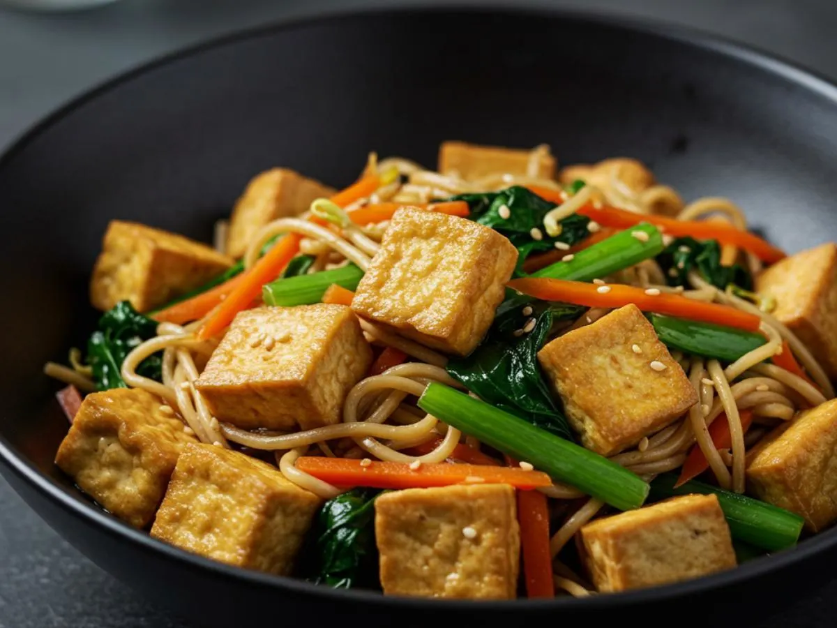 Tofu Lin Lin Noodle