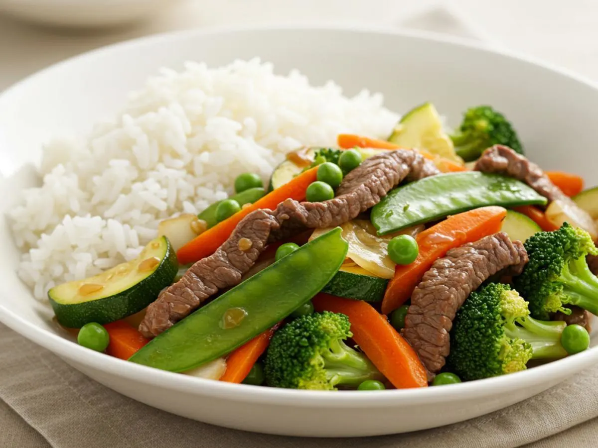 Beef with Assorted Vegetables