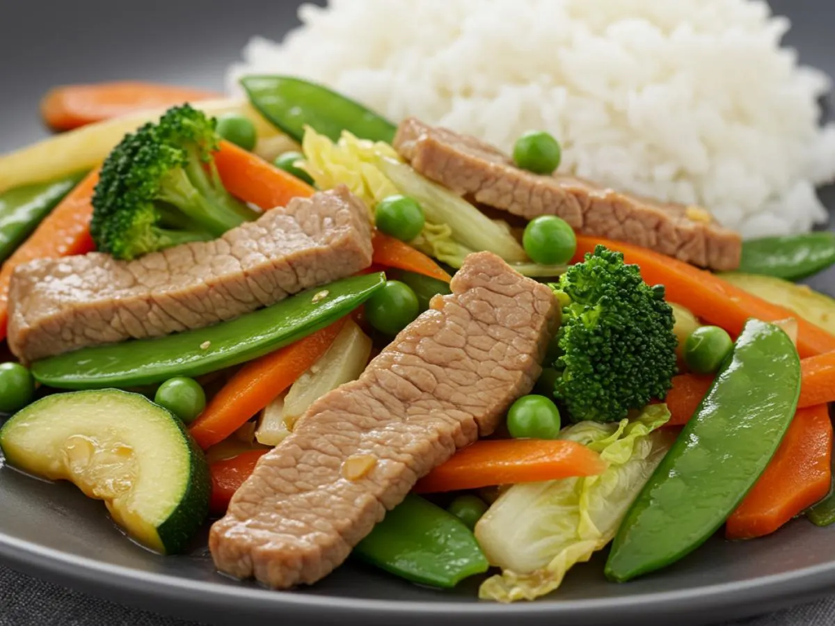 Pork with Assorted Vegetables