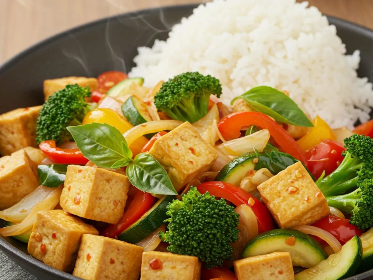 Basil Leaf Tofu