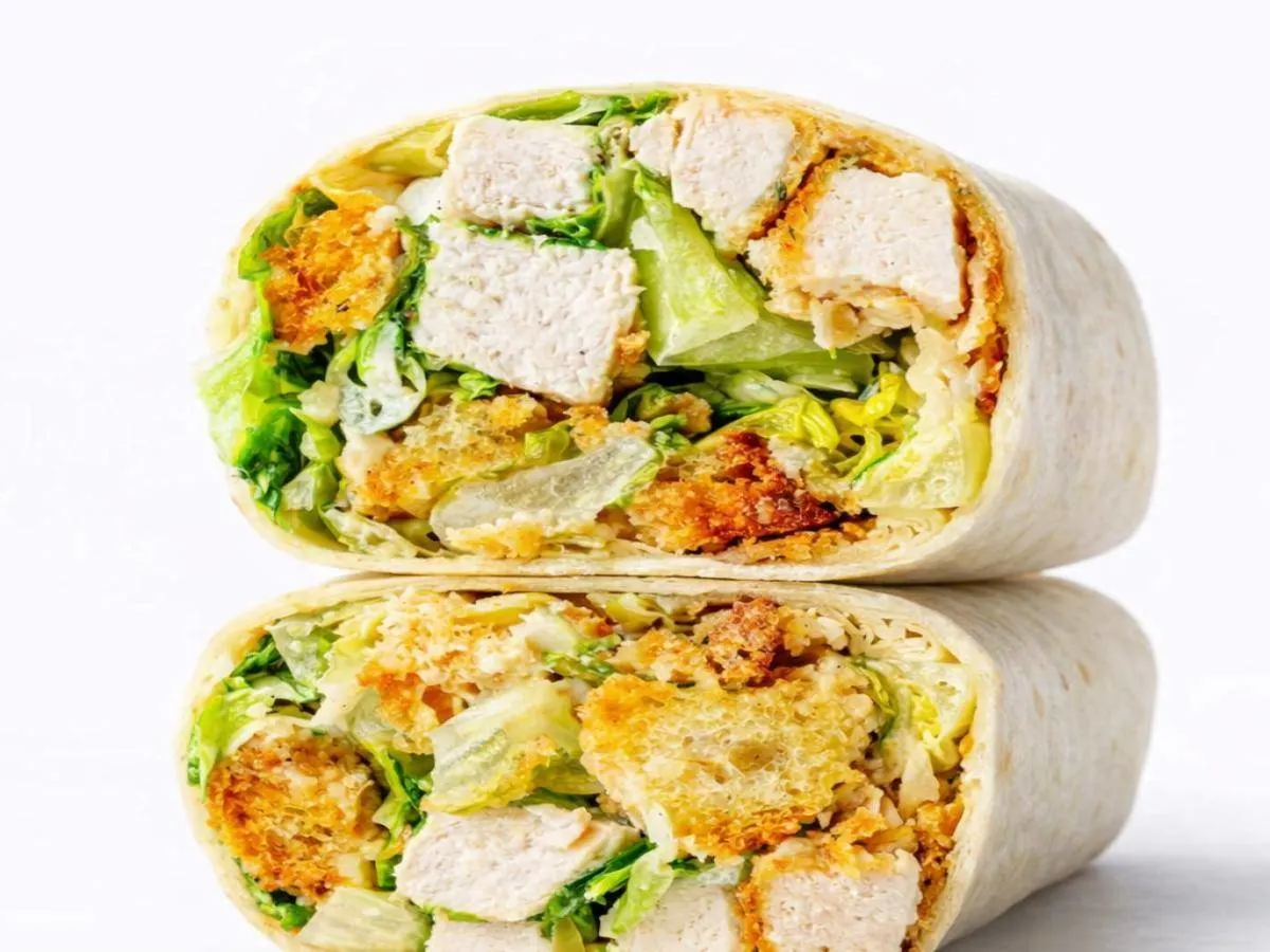 Crispy Chicken Caesar Wrap