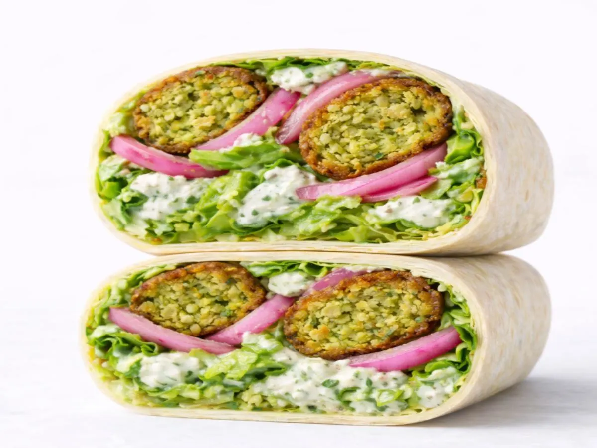 Falafel Caesar Wrap