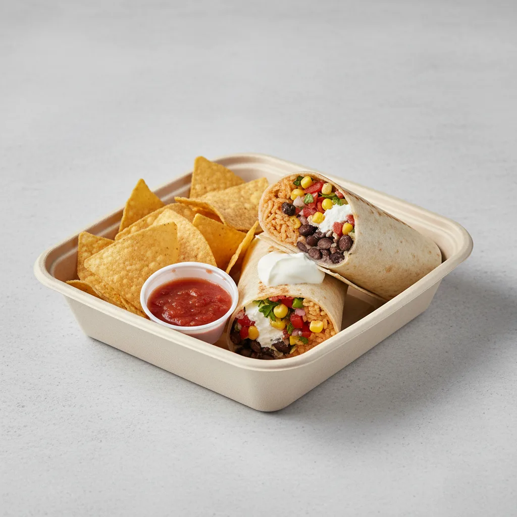 Veggie Burrito Boxed Lunch Veggie Burrito Boxed Lunch
