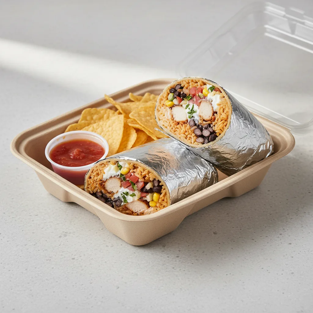Chicken Burrito Boxed Lunch Chicken Burrito Boxed Lunch