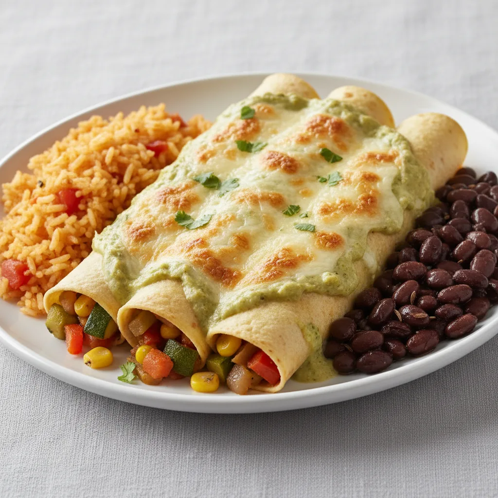 Veggie Enchilada Suiza Meal Veggie Enchilada Suiza Meal
