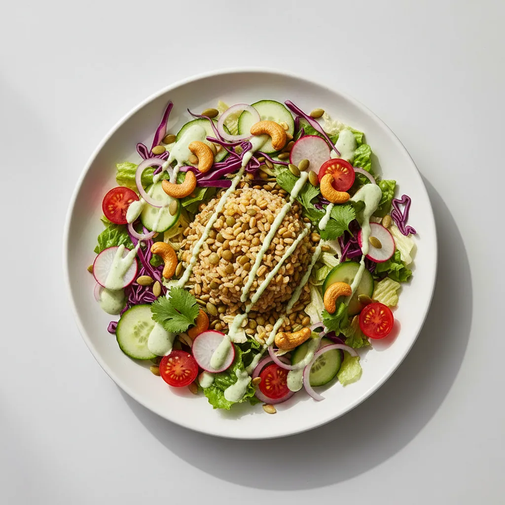 Vegan India Salad Platter Vegan India Salad Platter