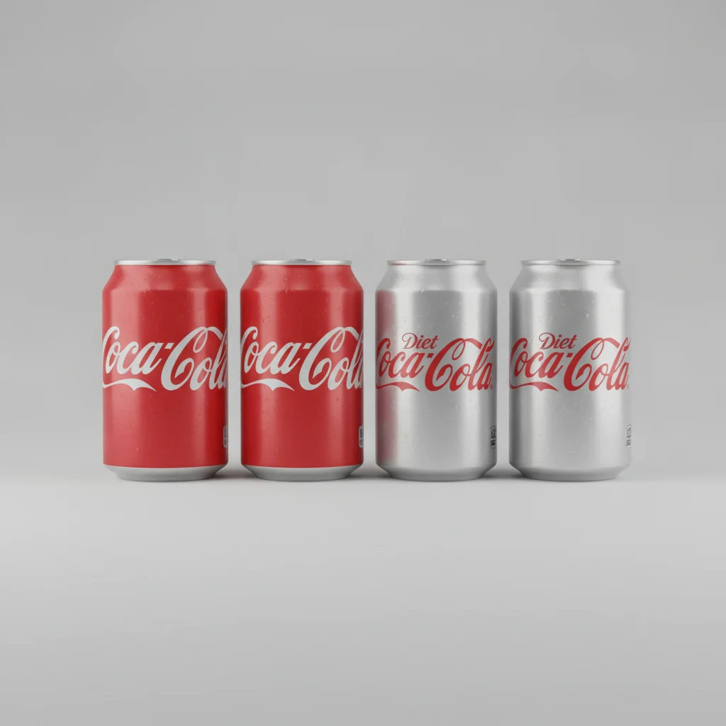 Assorted Individual Sodas — Half Diet and Half Regular Sodas Assorted Individual Sodas — Half Diet and Half Regular Sodas