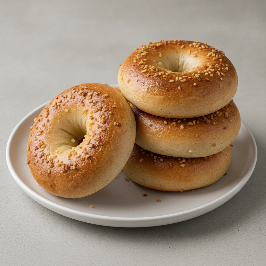 Garlic Bagels Garlic Bagels