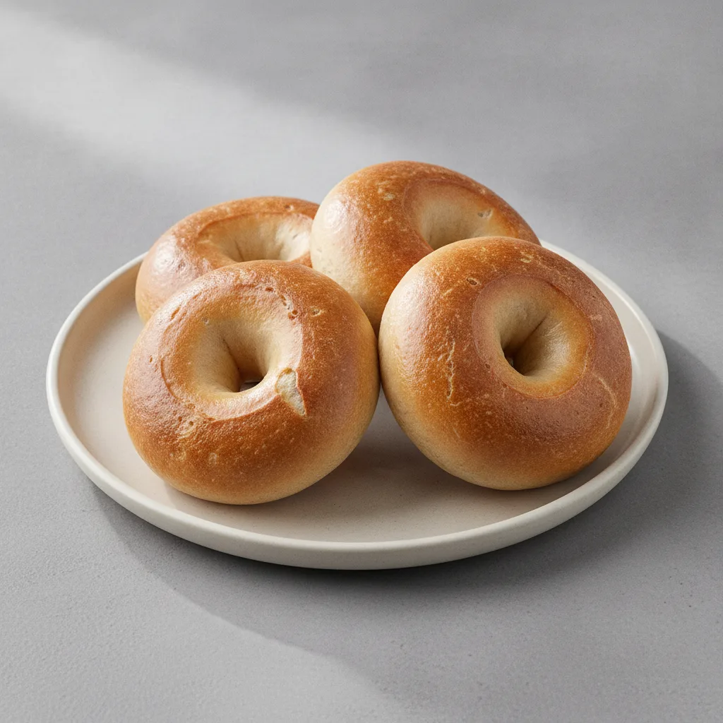 Sourdough Plain Bagels Sourdough Plain Bagels