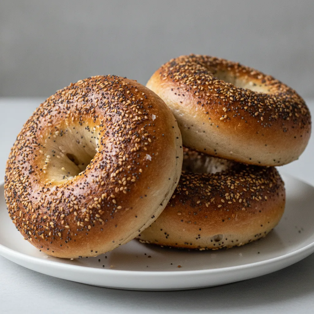 Sourdough Everything Bagels Sourdough Everything Bagels