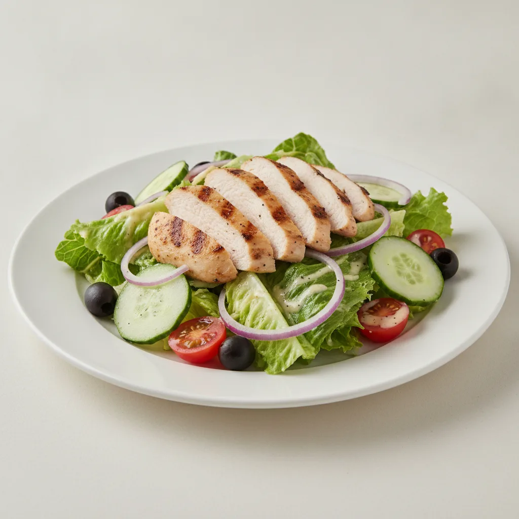 Garden Salad - Caesar With Grilled Chicken Garden Salad - Caesar With Grilled Chicken