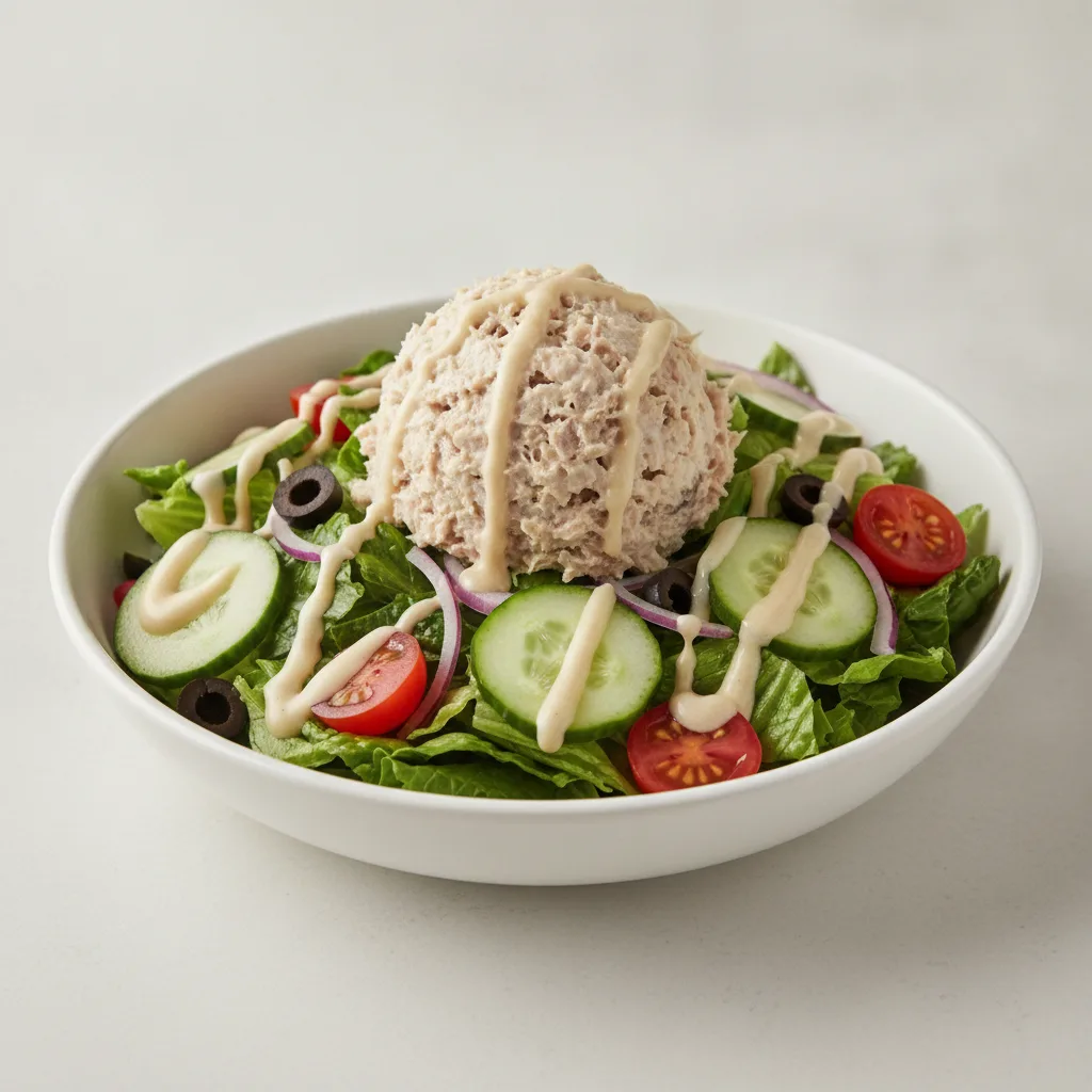 Garden Salad - Caesar With Tuna Salad Garden Salad - Caesar With Tuna Salad