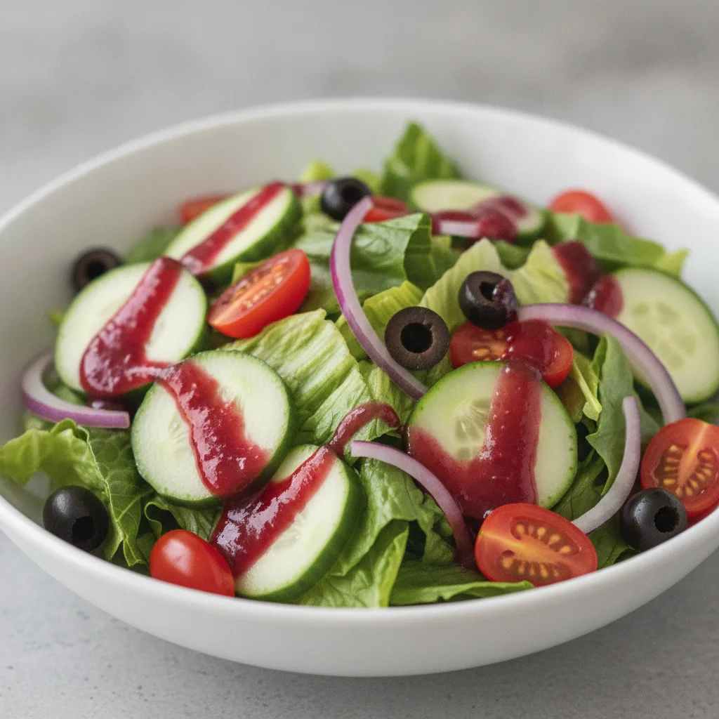 Garden Salad - Raspberry Vinaigrette Garden Salad - Raspberry Vinaigrette