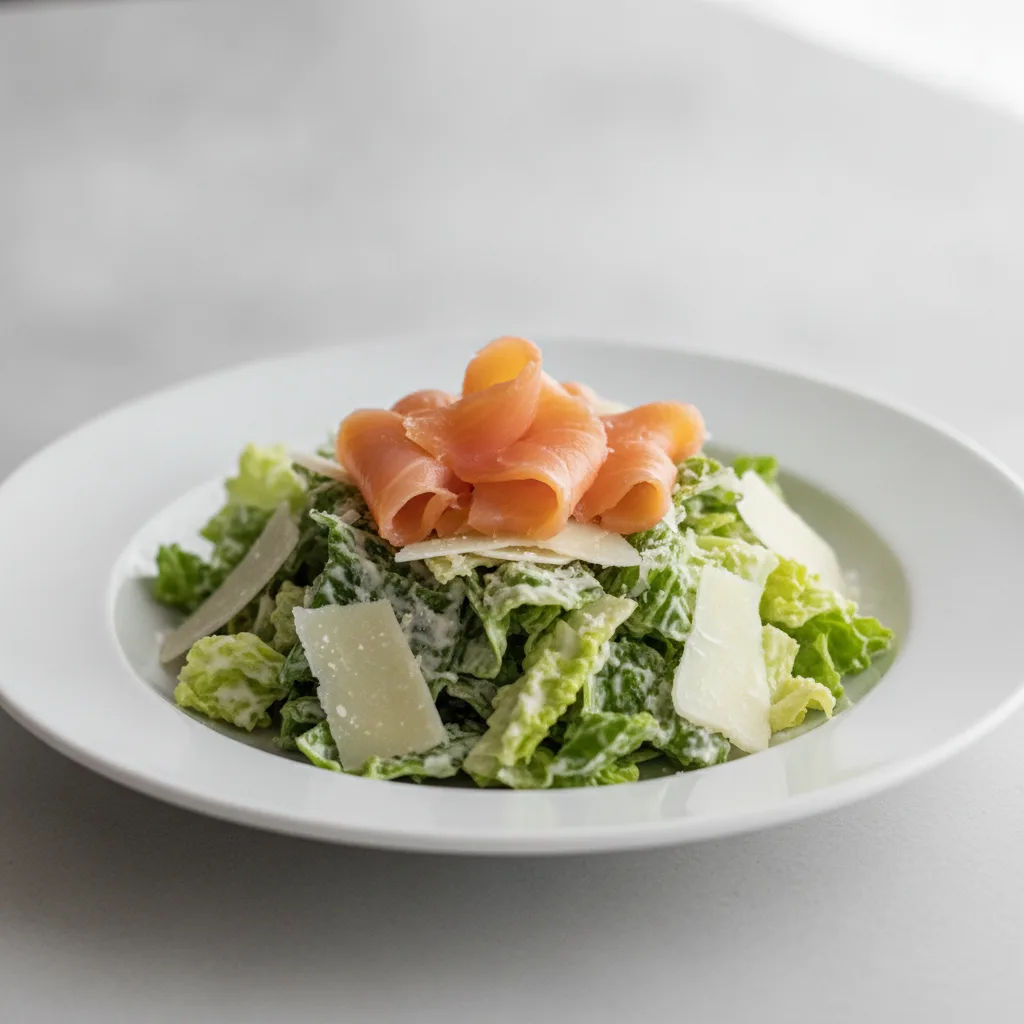 Caesar Salad With Smoked Salmon Caesar Salad With Smoked Salmon