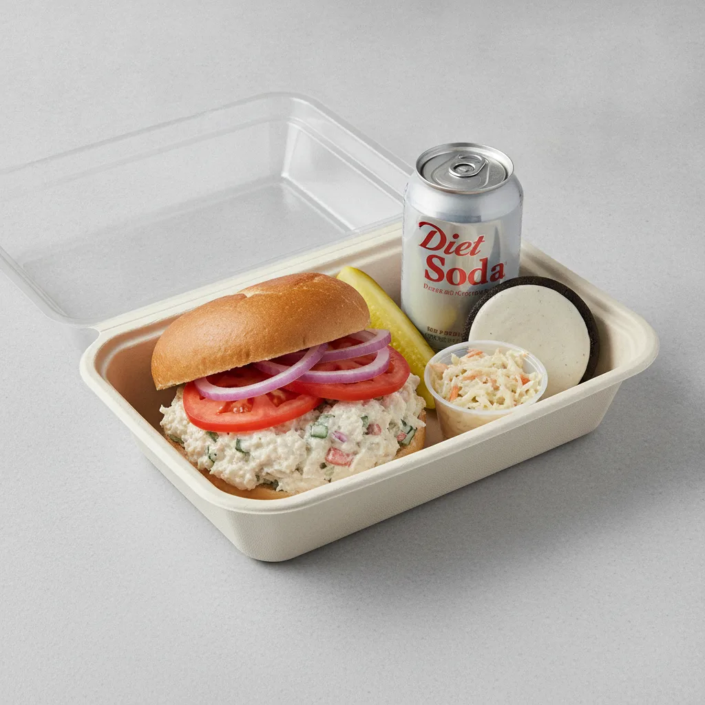 Sandwich Boxed Lunch — The Max Zucker Sandwich / Diet Soda Sandwich Boxed Lunch — The Max Zucker Sandwich / Diet Soda