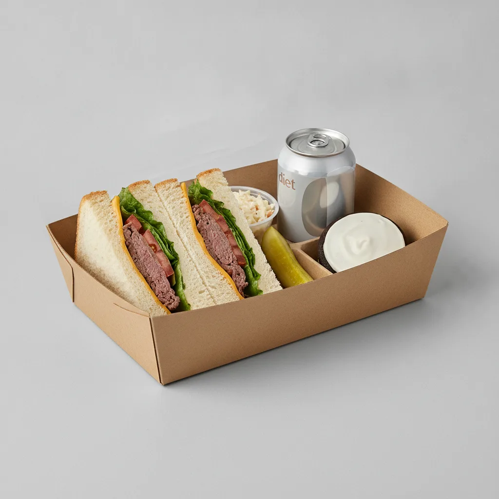 Sandwich Boxed Lunch — The RB Prime Sandwich / Diet Soda Sandwich Boxed Lunch — The RB Prime Sandwich / Diet Soda
