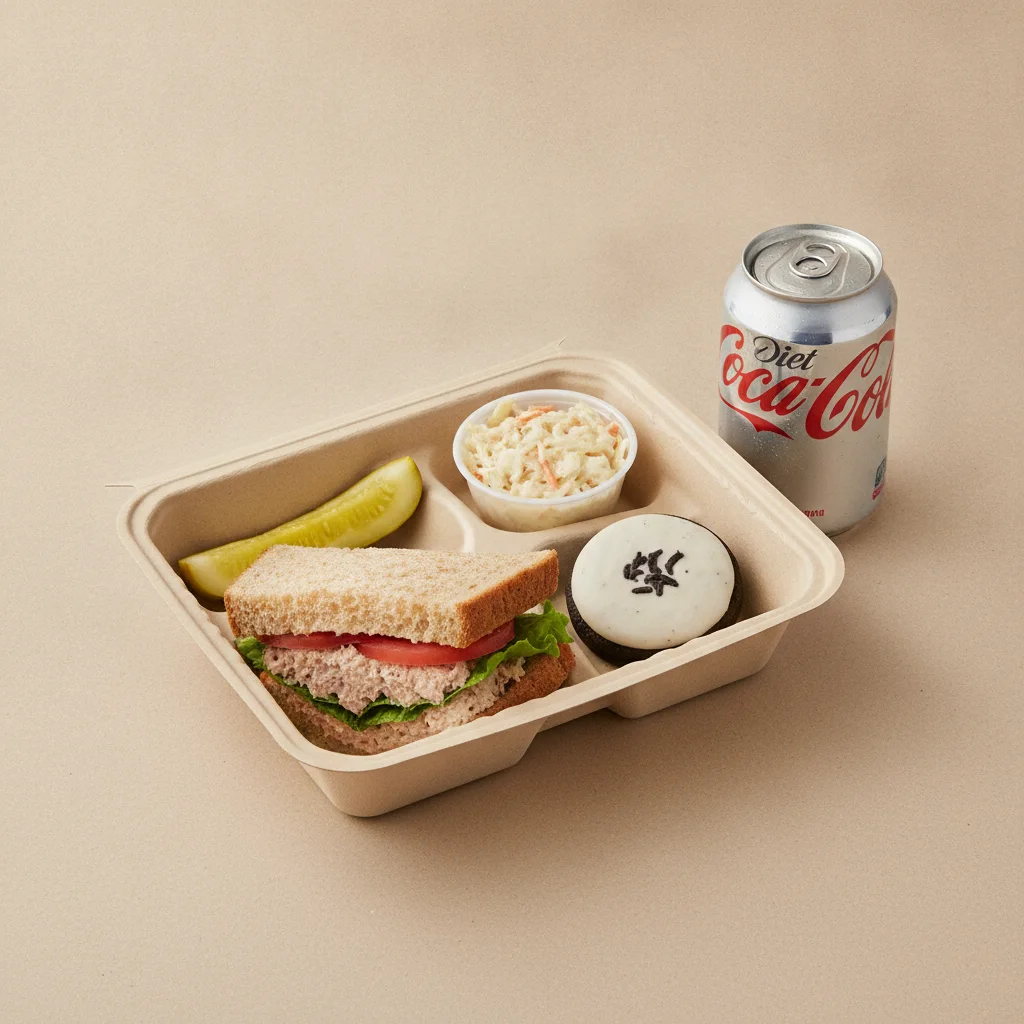 Sandwich Boxed Lunch — The Old-School Tuna Sandwich / Diet Soda Sandwich Boxed Lunch — The Old-School Tuna Sandwich / Diet Soda